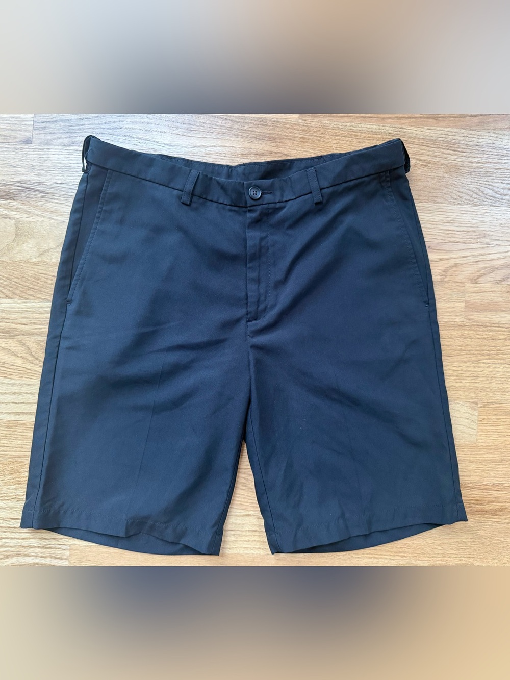 Haggar Golf Shorts Black Men's 36 Polyester